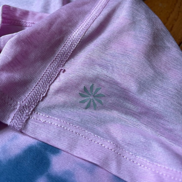 Athleta Girl “Run the World” Purple/Blue/Pink Tie-Dye Tank Top Girls 14 XL - Picture 13 of 14